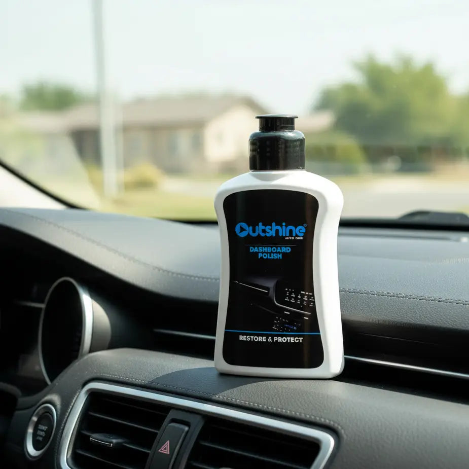 Outshine Car Foam Shampoo (250 ML) + Dash Board Polish (100 ML) Combo