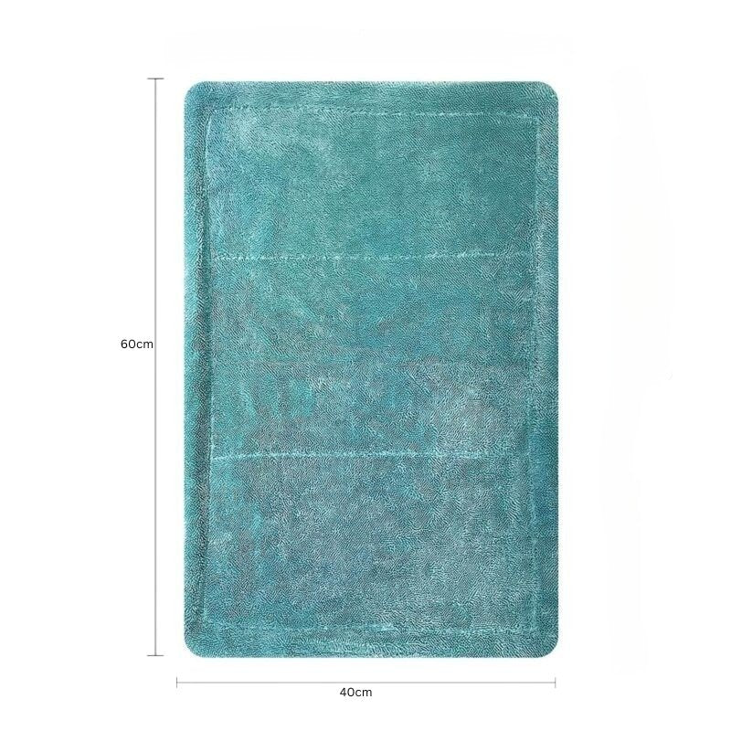 THE OUTSHINE Dual Twisted Loop Microfiber Drying Cloth 1200 GSM 60x40 cm – Premium Car Drying Towel