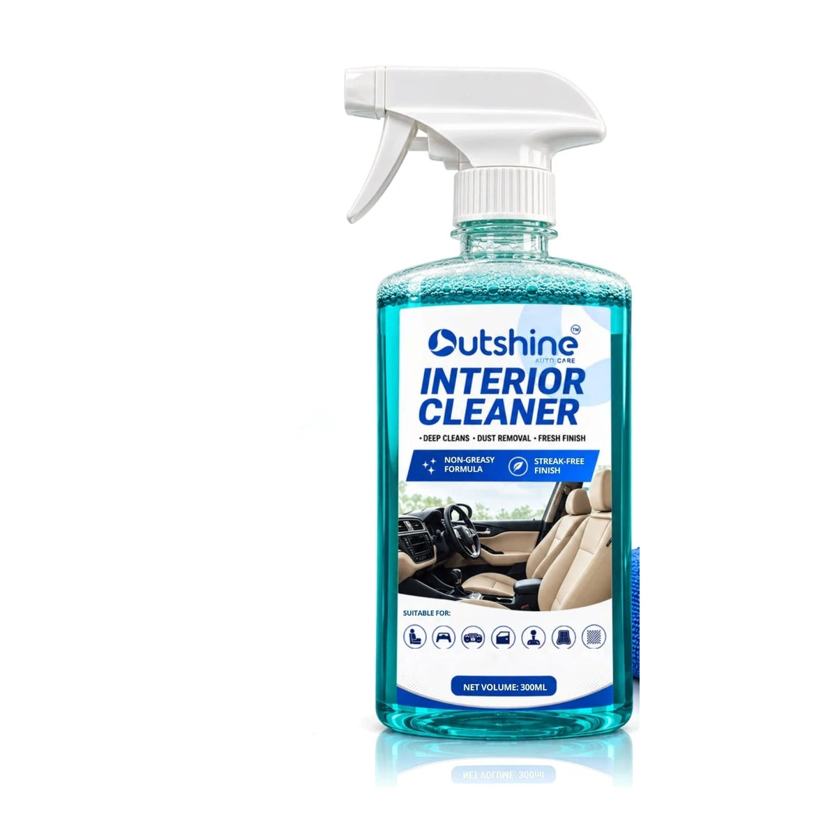 Interior & Upholstery Cleaner 250 ml + Microfiber Cloth