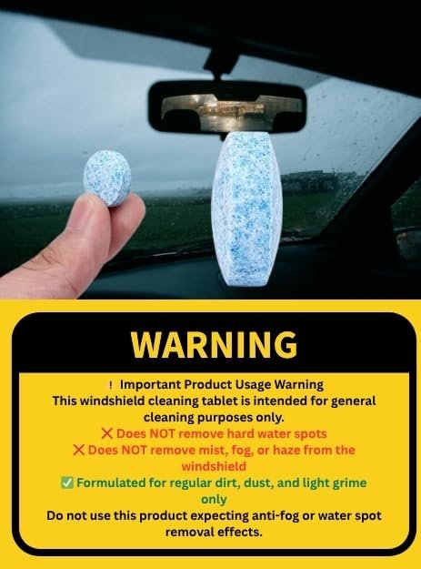 Outshine Windshield Glass Cleaner Tablet 12pc